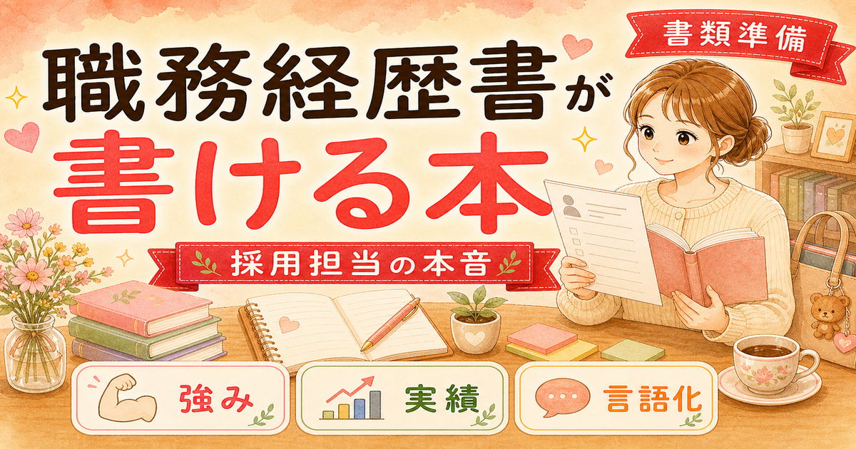 採用担当が読み返す職務経歴書の本【選び方も解説】