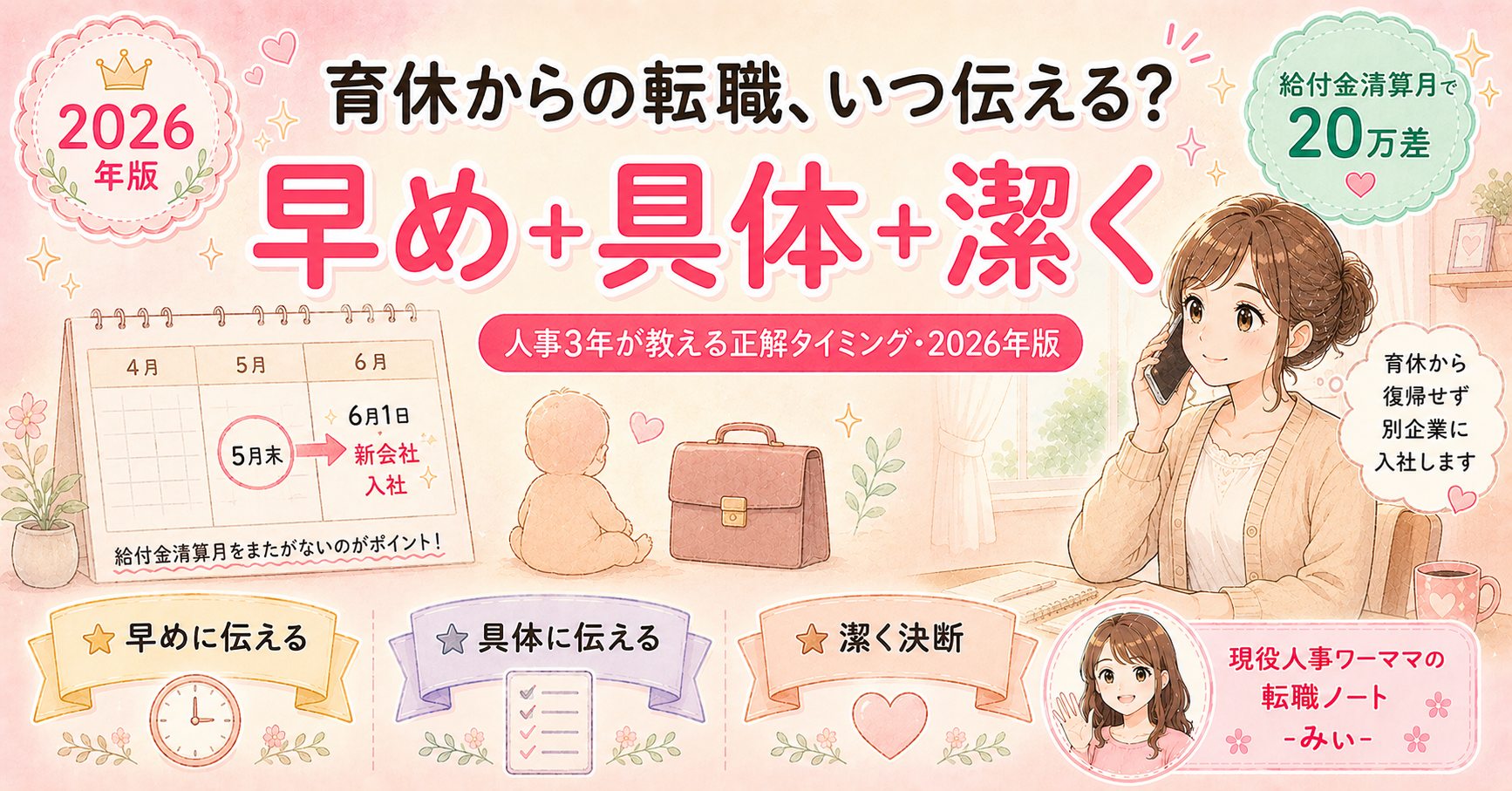 転職が決まったら今の会社にいつ伝える？